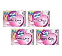 Lotus Ultra Doux Papier Hygiénique Aquatube 24 Rouleaux[N536]