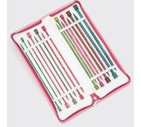 Lotus Yarns KP Dreamz Ensemble d'aiguilles à tricoter à pointe simple en bois de bouleau avec étui, idéales pour les projets traditionnels tels que chaussettes, gants, écharpes et pulls 35 cm