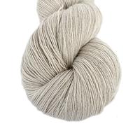 Lotus Yarns Swan Lake Lace Weight 50% Cashmere 40% Fine Wool 10% Angora Blended Hand Knitting Yarns for Comfortable Baby and Adult Clothing for Fashion Garment Baby Clothe (01-Ivory)
