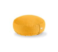 Lotuscrafts Coussin de méditation, Hauteur d'assise 10 cm, modèle Lotus Rond, Coussin de Yoga, Yoga Bolster, Housse en Coton Lavable, Rembourrage d'épeautre, Certifié GOTS