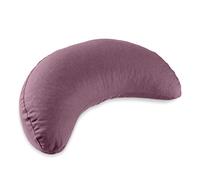 Lotuscrafts Yogakissen Halbmond Shanti - Halbmondkissen - Meditationskissen mit Bezug aus 100% Baumwolle - Yoga Sitzkissen halbmondförmig mit Dinkelfüllung - GOTS Zertifiziert