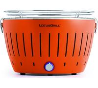 LotusGril Classic orange mandarine Barbecue de table au charbon de bois avec port USB