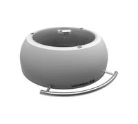 LotusGrill Couvercle de barbecue en acier inoxydable pour barbecue XXL, équipement spécial : thermomètre, verre transparent