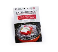 Lotusgrill gb-al-m sac de barbecue 8 unité extra feuille daluminium 27 x 17 x 2 cm