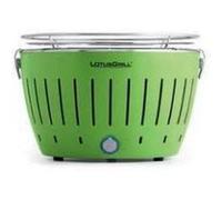 LotusGrill -NOUVEAU MODÈLE 2019 - Mini Barbecue VERT Ø 25,8 cm avec piles et câble d'alimentation USB Vert G
