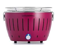 LotusGrill Small Compact le barbecue au charbon de bois/de table sans fumée Alimentation via le port USB ou la batterie externe. Convient pour les campeurs, les randonneurs et sur le bateau (violet