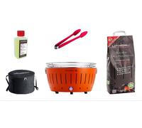 LotusGrill XL Set Démarrage Orange Mandarin Avec USB Tableau Grill