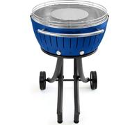 LotusGrill XXL (G600) Barbecue de jardin 21,8kg, Bleu profond avec port USB