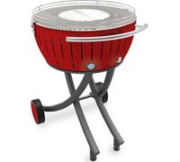 LotusGrill XXL (G600) Barbecue de jardin 21,8kg, rouge feu avec port USB