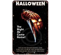 Lotusworld Affiche de Film Halloween rétro en Aluminium 20 x 30 cm