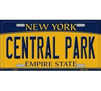 Lotusworld Centre Park New York State Plaque d'immatriculation fantaisie 15,2 x 30,5 cm