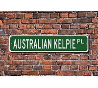 Lotusworld Panneau de Kelpie australienne pour Amoureux des Chiens 10,2 x 40,6 cm
