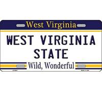 Lotusworld Plaque d'immatriculation West Virginia State Virginia State - 15,2 x 30,5 cm