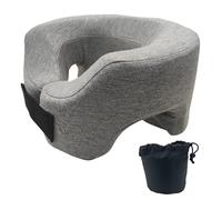 Lotvic Oreiller de couchage face vers le bas, position couchée et allongée, oreiller portable en forme de U pour les voyages, les longs vols en avion