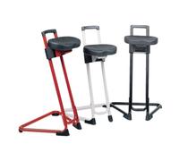 Lotz Lotz Assise debout rouge mousse intégrale 16° pivotante H.600-850mm Quantité:1
