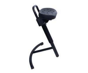 Lotz Lotz Tabouret assis-debout cadre et siège noir, réglage hauteur par vérin à gaz Quantité:1