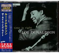 Lou Donaldson The Time Is Right (édition limitée) Japan Music CD NEUF