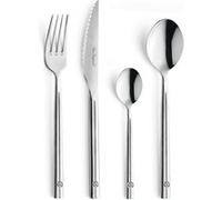 LOU LAGUIOLE - Coffret 24 couverts de table pour 6 personnes - Alliance - Acier inoxdydable 18/0, Finition brillante - Epaisseur 4 mm - Inox