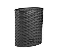 LOU LAGUIOLE - Bloc couteaux avec spaghettis noires - Bloc Universel - Acier inoxydable, Finition Satinée - Noir