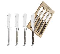 Tradition - Coffret bois 4 tartineurs mixés Lou Laguiole
