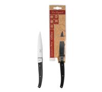 LOU LAGUIOLE - Couteau d'office - Pro - Acier inoxydable 5Cr15MoV, Finition Brillante - Lame 9 cm - Noir