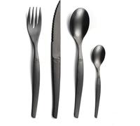 Lou Laguiole Jet Ménagère 16 pièces Noir mat