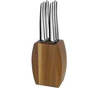 Jet - Bloc bois d'acacia 6 couteaux steak Lou Laguiole