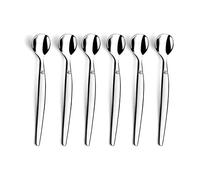 Lou Laguiole - Lot de 6 cuillères expresso et moka Jet - Inox 18/0 finition miroir 114 mm