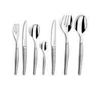 LOU LAGUIOLE Jet Textil Service 62 couverts table + 12 couteaux steak, Inox