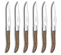 Lou Laguiole Louis - Coffret 6 couteaux steak royal Noyer