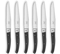 Lou Laguiole Pro - Coffret 6 couteaux steak lame dentée