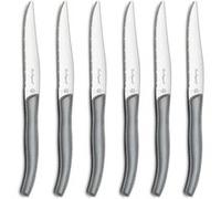 Lou Laguiole Sky - Coffret 6 couteaux steak Gris
