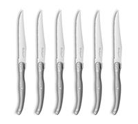 Lou Laguiole Tradition Couteaux steak acier 13C, Set de 6, Gris Vintage | Coffret 6 couteaux steak, Acier inoxydable 13 C, Finition Vintage, Compatible lave-vaisselle