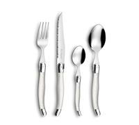 Lou Laguiole Tradition - Ménagère 48 pièces Perle, Beige