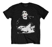 Lou Reed - T-shirt BLEACHED - Adulte (XL) (Noir)