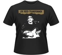Lou Reed Transformer Mens Black T Shirt Manches Courtes(Medium)