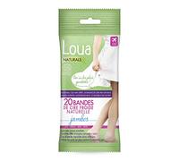 Loua 20 Bandes de Cire Froide Naturelle Jambes