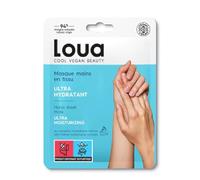 LOUA Masque mains en tissu Ultra Hydratant : Mains douces et hydratées - 14 mL