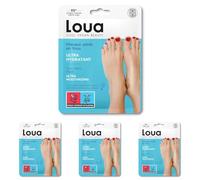 Loua Masque Pieds en Tissu Ultra-Hydratant 1 ml (Lot de 4)