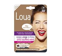 Loua Masque Visage en Tissu Effet Bonne Mine à l'Extrait de Cacao Antioxydant