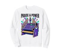 Louange et Puissance culte église Musique chrétienne ministère Son Sweatshirt
