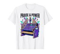 Louange et Puissance culte église Musique chrétienne ministère Son T-Shirt