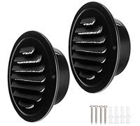 LouanXpert Grille d'aération ronde en acier inoxydable pour salle de bain, bureau à domicile, cuisine 10,2 cm