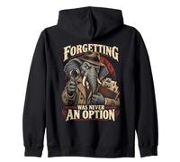 L'oubli d'éléphant Amusant n'a jamais été Une Option Sweat à Capuche