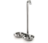 LOUCHE A BEIGNETS DOUBLE INOX - DIAMETRE 7.5 CM -PROFONDEUR LOUCHE 2 CM - PASSE AU LAVE-VAISSELLE