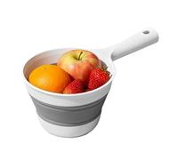 Louche à eau de cuisine - Poignée ergonomique peu encombrante, écumoire d'eau pliable - Pour cuisine, douche, préparation des repas, camping, jardinage, pêche, jardinage, femme au foyer