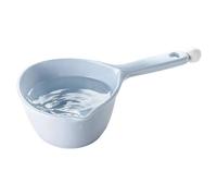 Louche à eau de cuisine portable épaisse en forme de U avec bec verseur | Pelle à laver les cheveux pour la salle de bain, la douche, le camping, le voyage, le dortoir, les enfants et les adultes