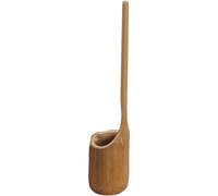 Louche à eau en bambou avec long manche pour la cuisine et la maison | Fabriqué à la main, pour cueillir l'eau et le vin, empêche les débordements, pour des ingrédients secs au quotidien
