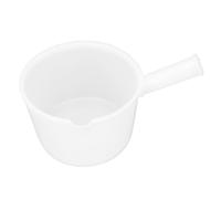 Louche à eau en plastique à manche court, durable, grande capacité, multifonctionnelle pour le jardin, le bain, la cuisine, versez les légumes, arrosez les fleurs, fabriquée en (Blanche)