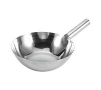 Louche à eau plate en acier inoxydable argent à manche court | Grande contenance, bec verseur pratique, usage multifonction, pour cuisine et jardin